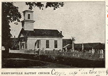 Harpursville Baptist Church Harpursville, New York Original Vintage Post Card
